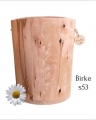 Naturholz Urne - Birke s53 - für alle Bestattungsarten