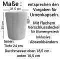 Bild 6 von Naturholz Urne - Apfel s27 - für alle Bestattungsarten